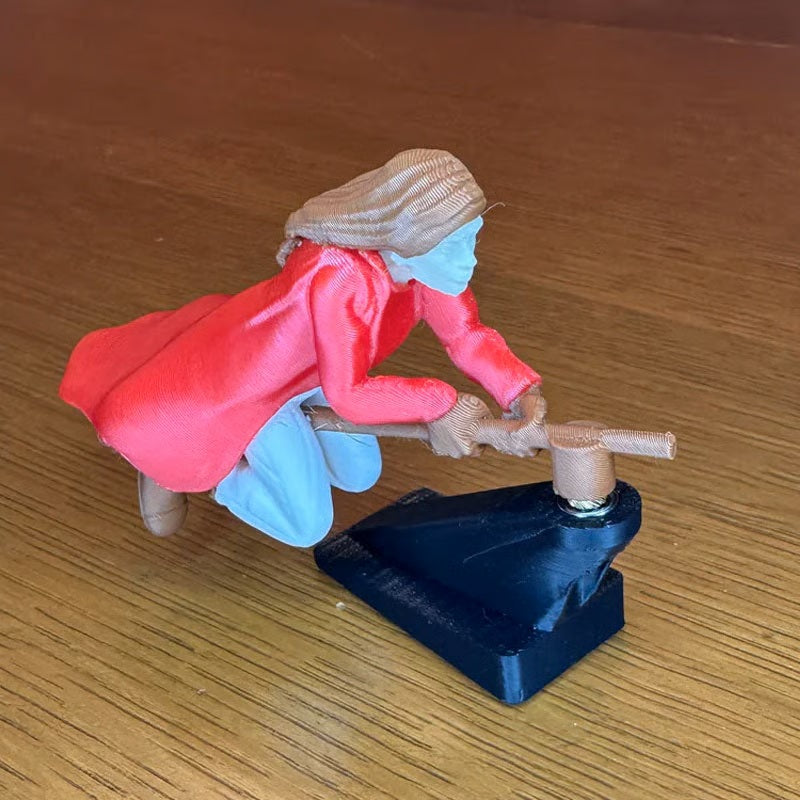 🔮🚗Witch And Wizard Broomstick Dashboard Drift Ornaments