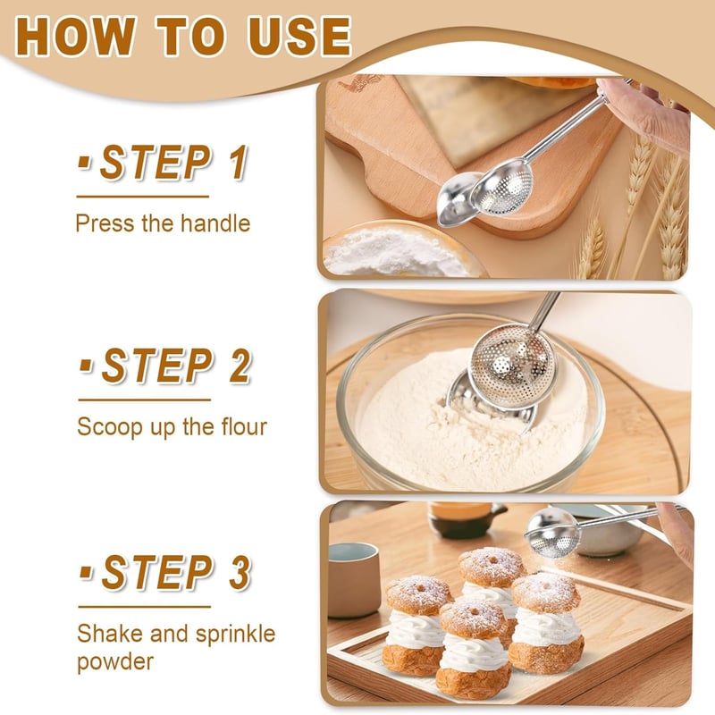 Multifunctional Stainless Steel Powder Sifter