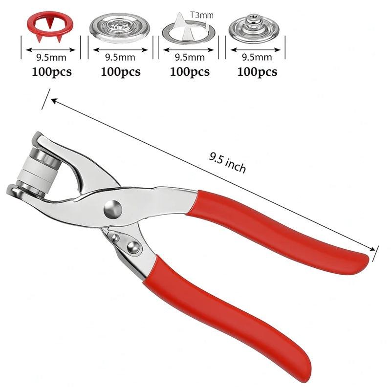 Five-claw Button Tool Set