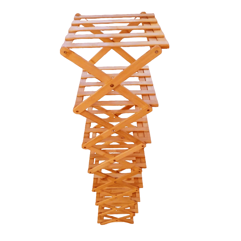 The 9-Tier No-Assembly Bamboo Rack !🌿👟
