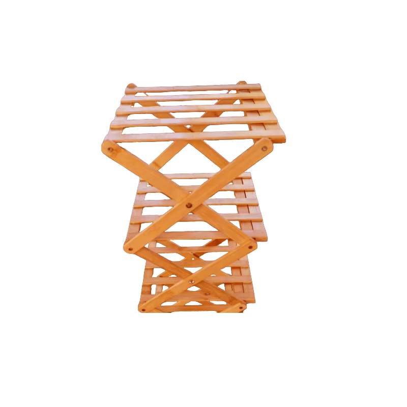 The 9-Tier No-Assembly Bamboo Rack !🌿👟