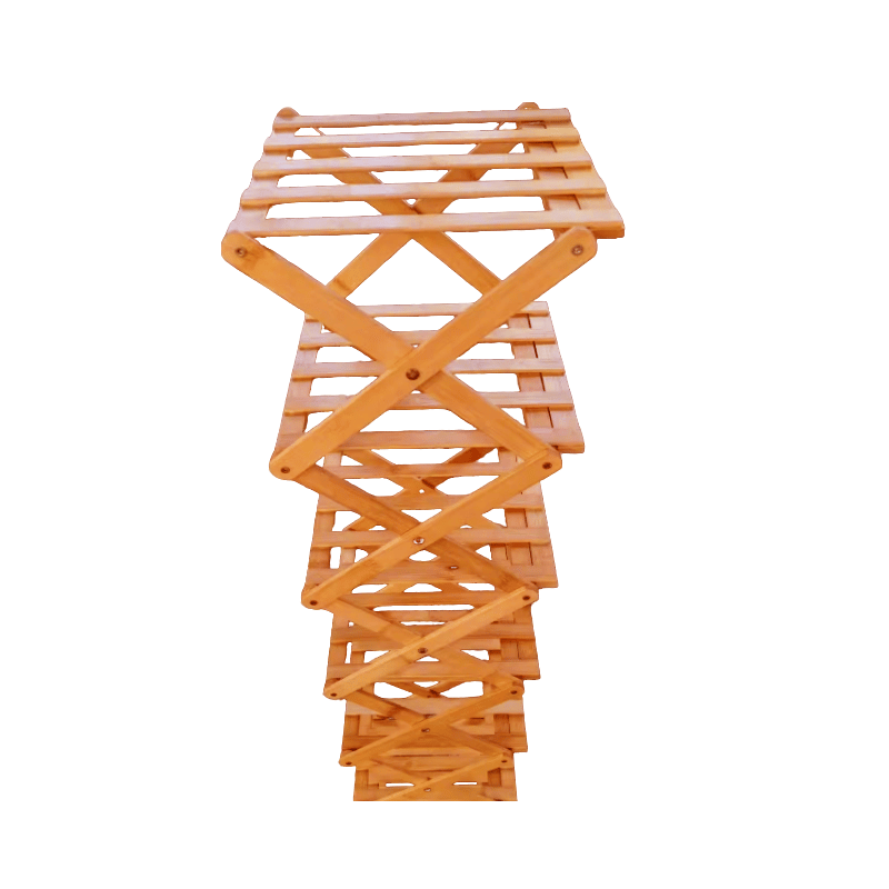 The 9-Tier No-Assembly Bamboo Rack !🌿👟
